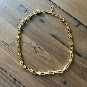 U-Link Gold Bold Chain Necklace 17 in